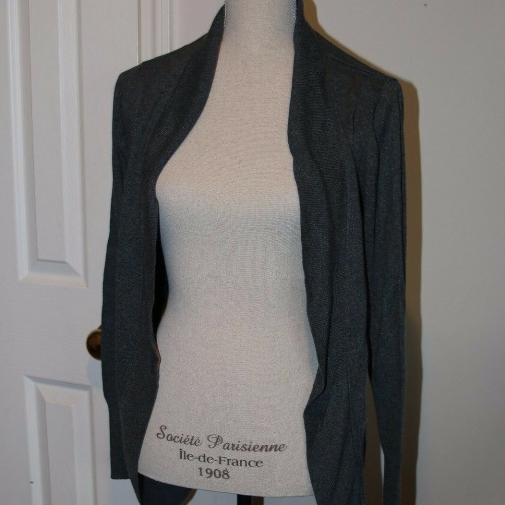Mossimo Gray Cocoon Open Front Cardigan Size XL